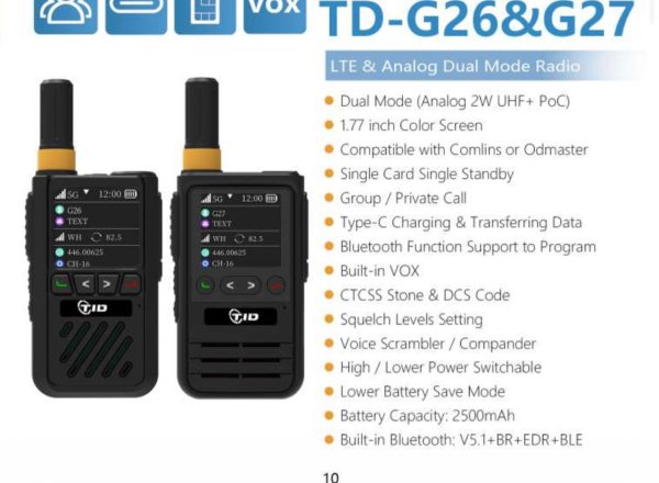 G26 Specs